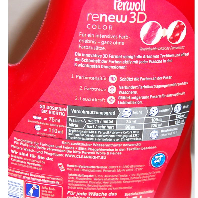 Perwoll color gel Blutenrausch na barevné prádlo 