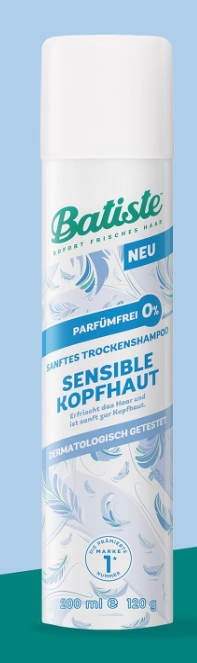 Batiste sensible kopfhaut suchý šampon pro citlivou pokožku