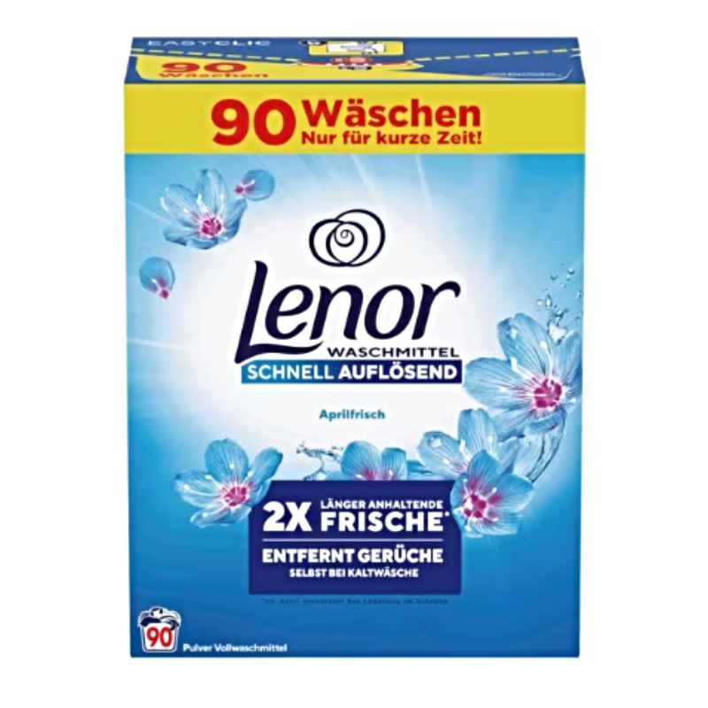 prací prášek LENOR APRILFRISCH 90 dávek praní