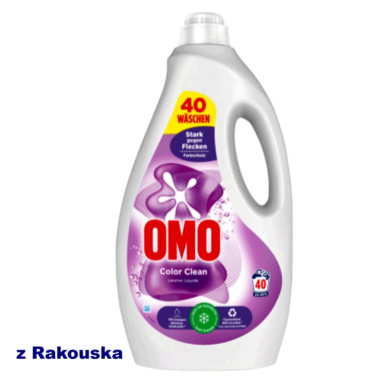 OMO COLOR clean gel 40 dávek 1,8 litru dovoz z Rakouska
