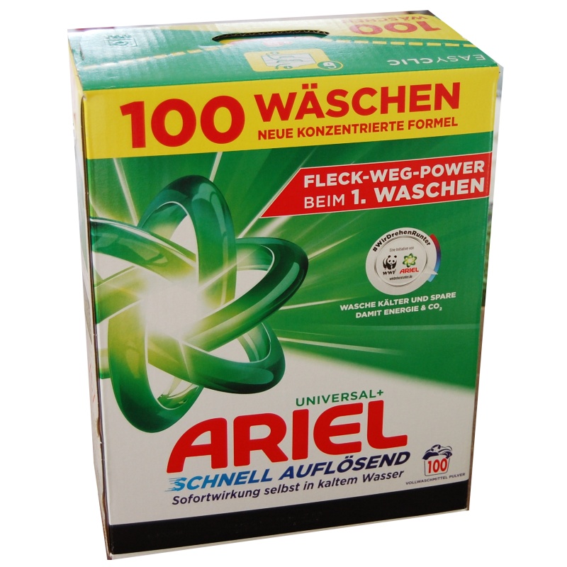 ARIEL universal PLUS prášek 100 praní XXL