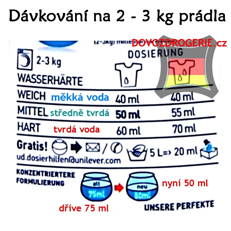 Coral farbschutz SCHWARZ prací gel na černé prádlo 23 praní