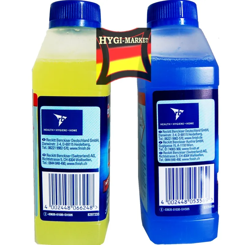 FINISH čistič myčky CITRUS tekutý 250 ml (žlutý)