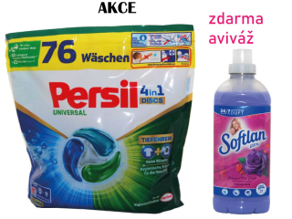 Persil DISCS universal kapsle 76 ks  4in1 z Německa, SOFTLAN ZDARMA
