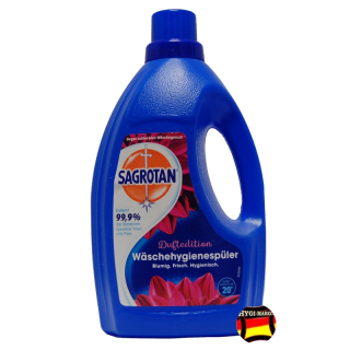 Desinfekce na prádlo SAGROTAN Duftedition BLUMIG FRISCH hygienické máchadlo hygiene spueller 1,5 litru