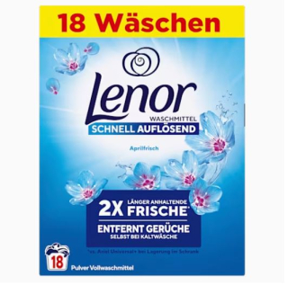 prací prášek LENOR APRILFRISCH 18 dávek praní
