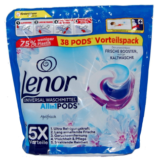 Lenor KAPSLE Allin1 PODS APRILFRISCH waschmittel 38 ks