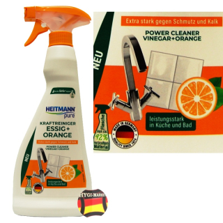 Heitmann Pure octový čistič Essig + Orange 500 ml (ekologický výrobek)