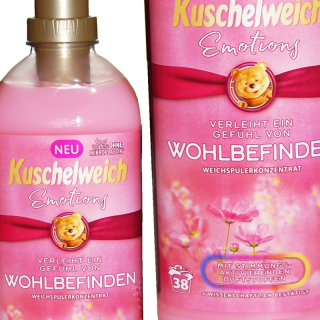Kuschelweich Weichspüler Emotions Wohlbefinden jemná vůně aviváž