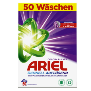 Ariel color plus prášek na praní 50 dávek 3 kg