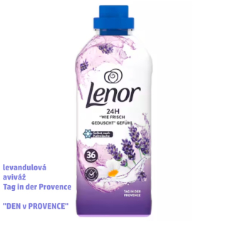 lenor aviváž levandulová Tag in der Provence Wie Frisch Geduscht gegühl 36 dávek 756 ml