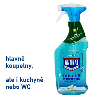 Antikal Duschexpress - přípravek na čištění sprchového koutu / koupelny