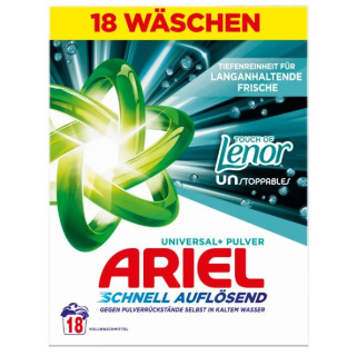 Ariel Vollwaschmittel Pulver Unstoppables prášek na praní, universální