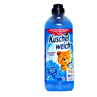 Kuschelweich SOMMER WIND aviváž Letní Vánek modrý s medvídkem