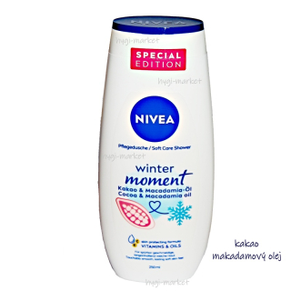 Nivea Winter Moment Kakao Macadamia oil sprchový gel