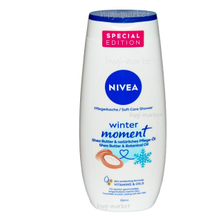 Nivea Winter Moment Shea butter sprchový gel limitovaná edice