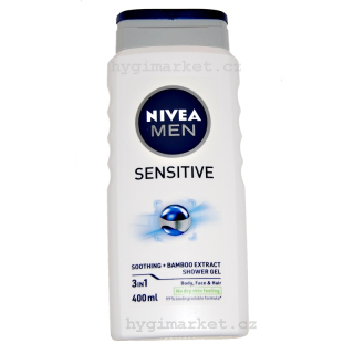 Nivea SENSITIVE sprchový gel pro MUŽE  400 ml